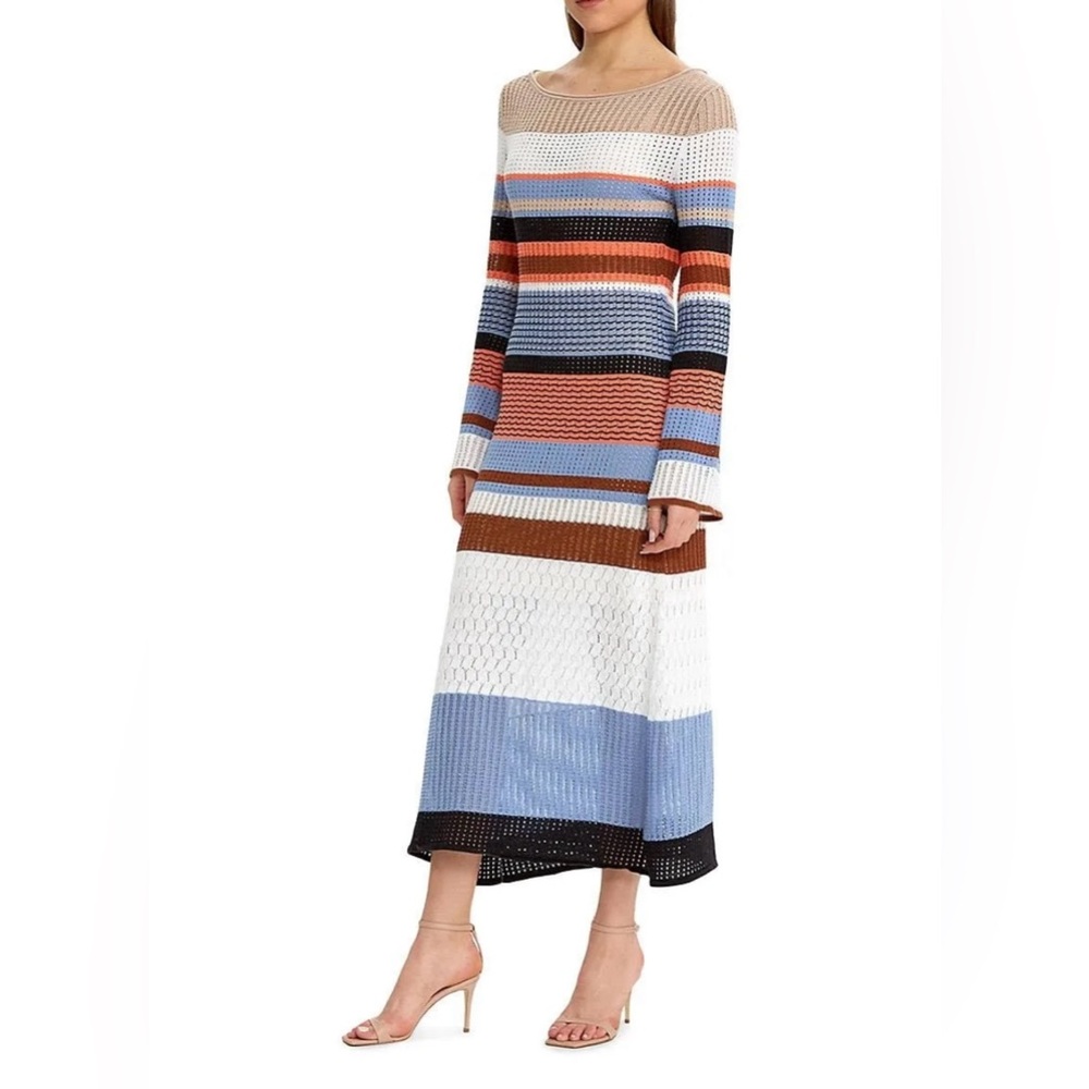 Knitss (Saks Fifth Avenue) Felix NWT Size M Linen Cotton Maxi Dress